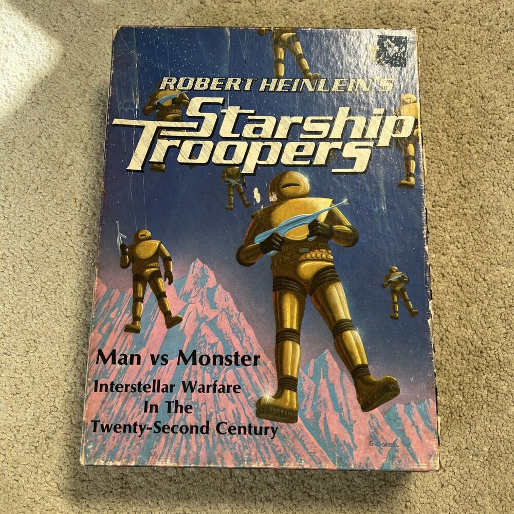 Vintage Robert Heinlein's Starship Troopers Game Avalon Hill 1976